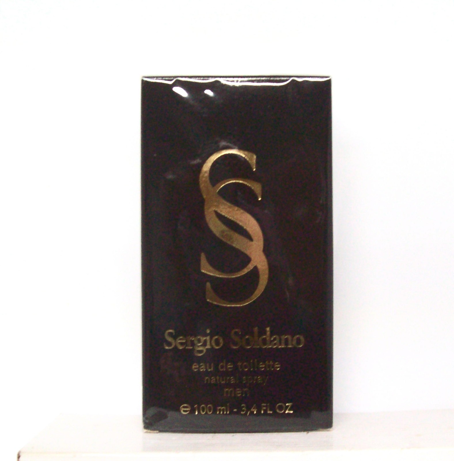Segio Soldano Men 3.4 OZ. EDT Spray. Black Box