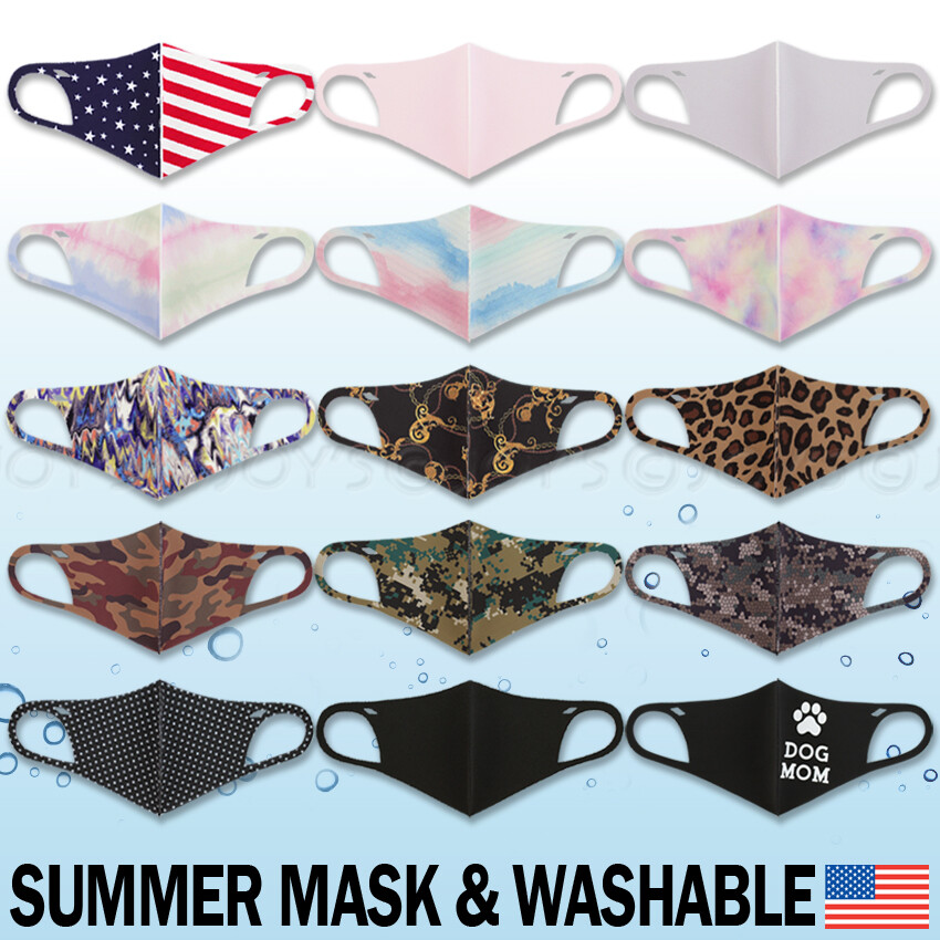 Lightweight Face Mask – Unisex Adult Washable Breathable High Quality Spandex