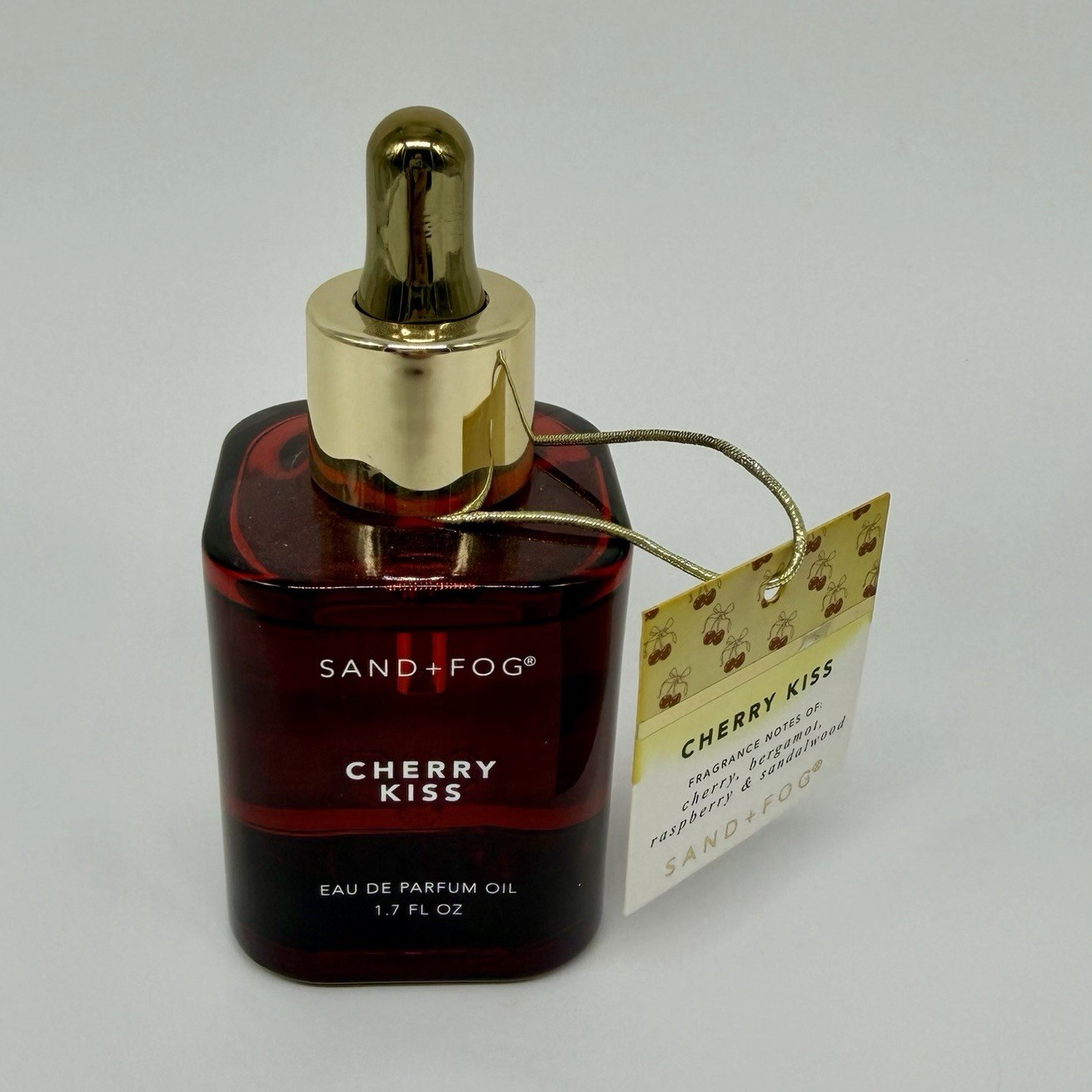 SAND+FOG Cherry Kiss Eau de Parfum Oil 1.7 fl oz – Cherry Raspberry Sandalwood