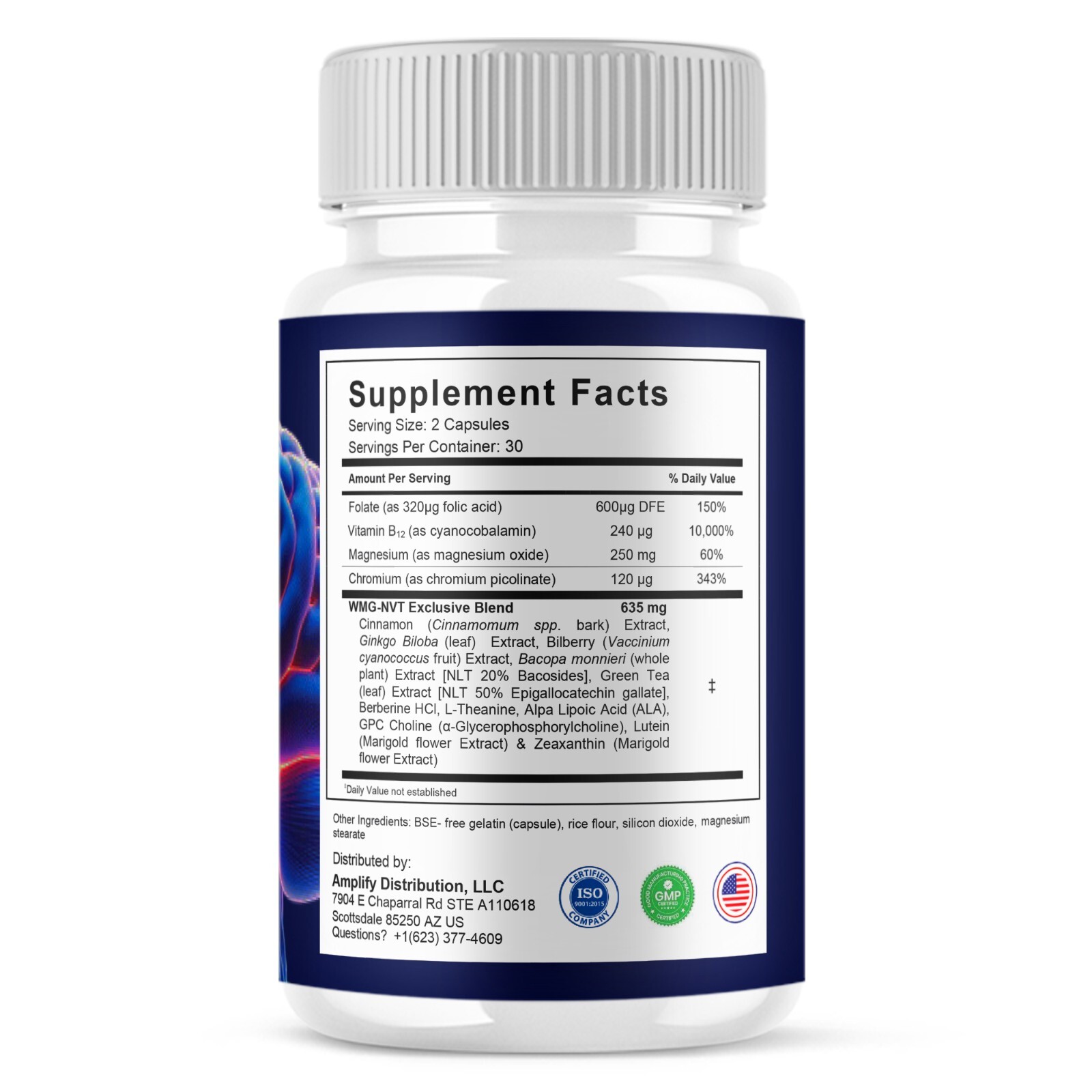 (5 Pack) Memory Lift Max Supplement, MemoryLift Nootropic Pills (300 Capsules)