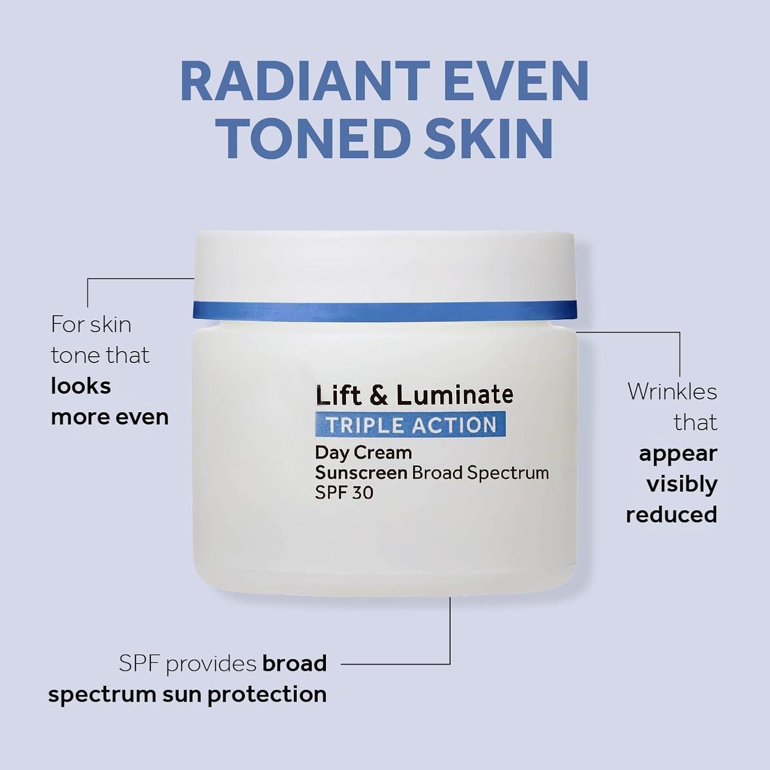 1pc No 7 Lift & Luminate Triple Action Day Cream – Anti-Aging Face Cream SPF 30