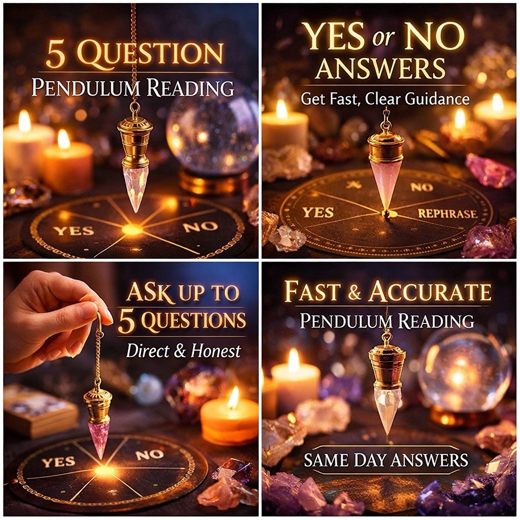 Yes Or No Pendulum Reading 5 Answer Predictions, Psychic Medium – 100% Accurate