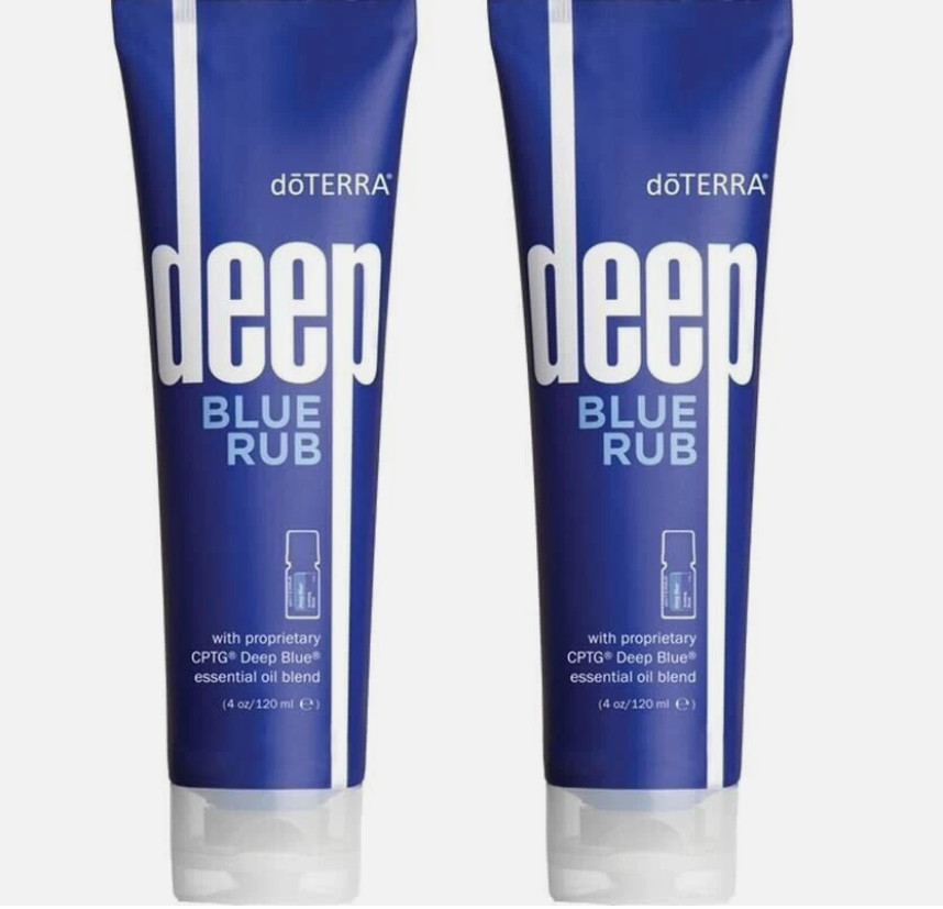 2 PACK DoTERRA Deep Blue doterra Rub Body Cream – 4 oz U.S. Stock EXP:02/2028