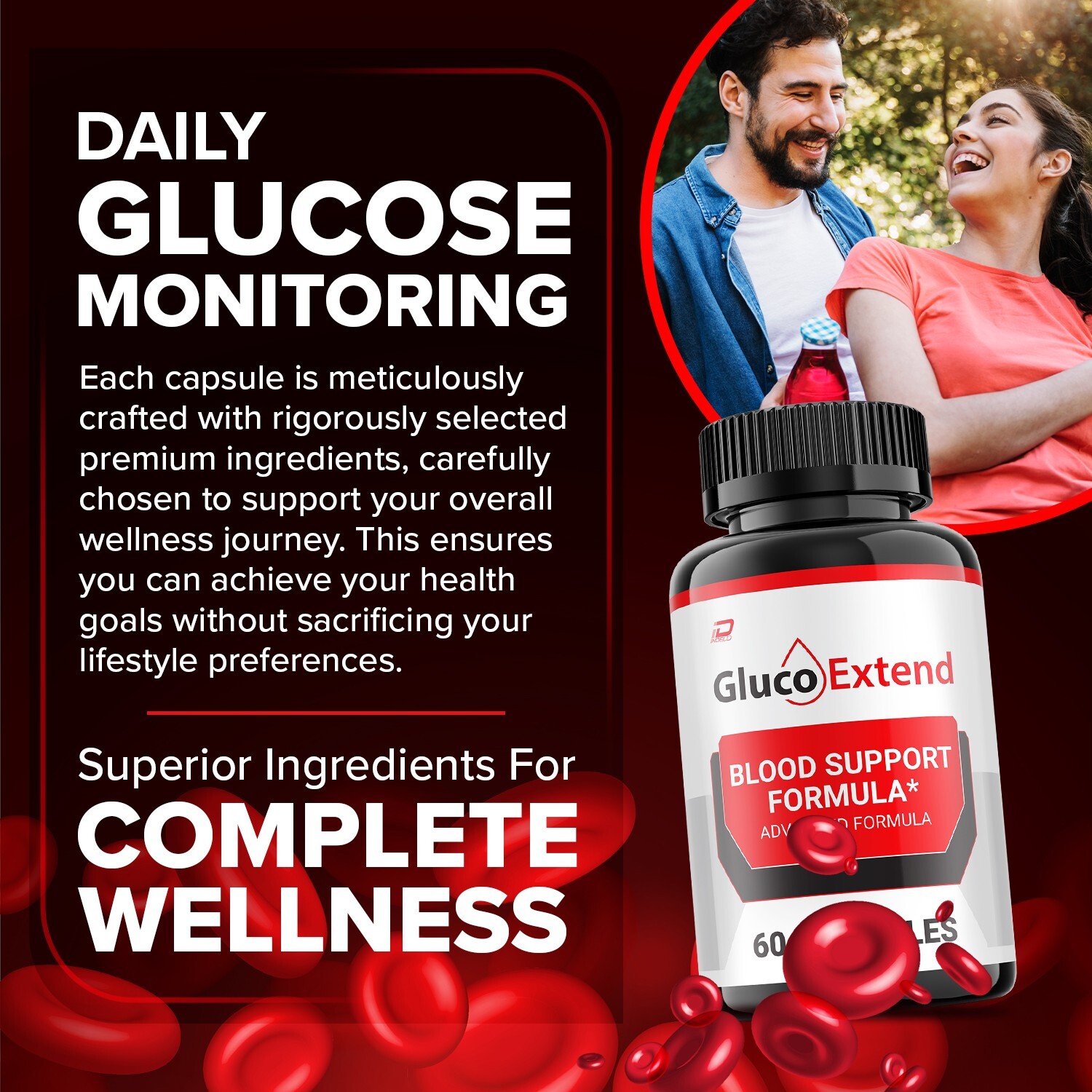 (3 Pack) Gluco Extend Capsules – GlucoExtend Pills Advanced Supplement