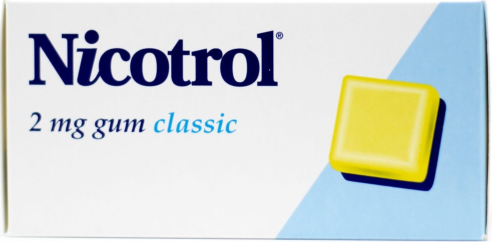 Nicotrol Nicotine Gum 2mg Classic. 12 Boxes of 105 Gums. Total 1260. Exp 10/2026
