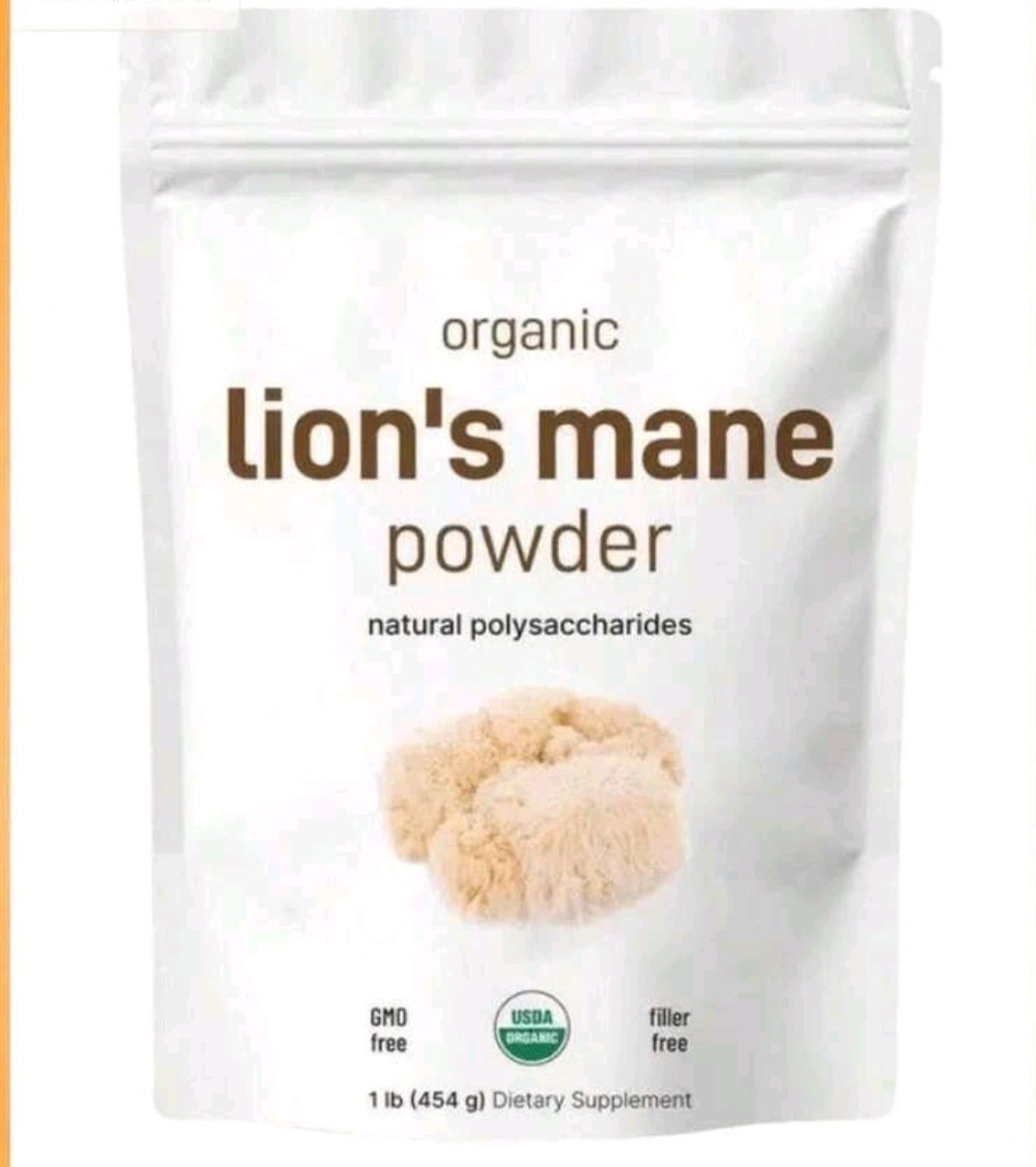 Organic Lion’s Mane Mushroom Powder | 16 Oz | Vegan Mushroom Powder…