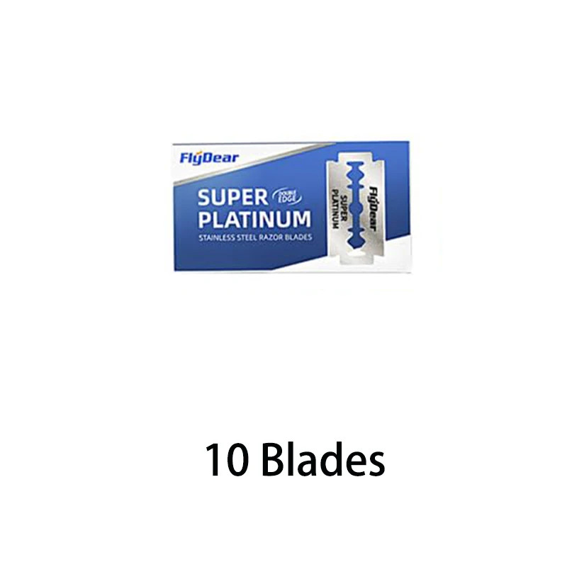 Stainless Steel Double Edge Razor Blade Barber Hairdressing Tool Set