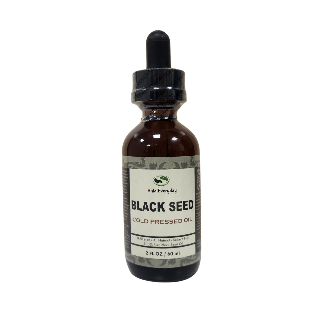 Black Seed Oil 2oz 100% Pure Organic COLD PRESSED Cumin Nigella Sativa Unrefined