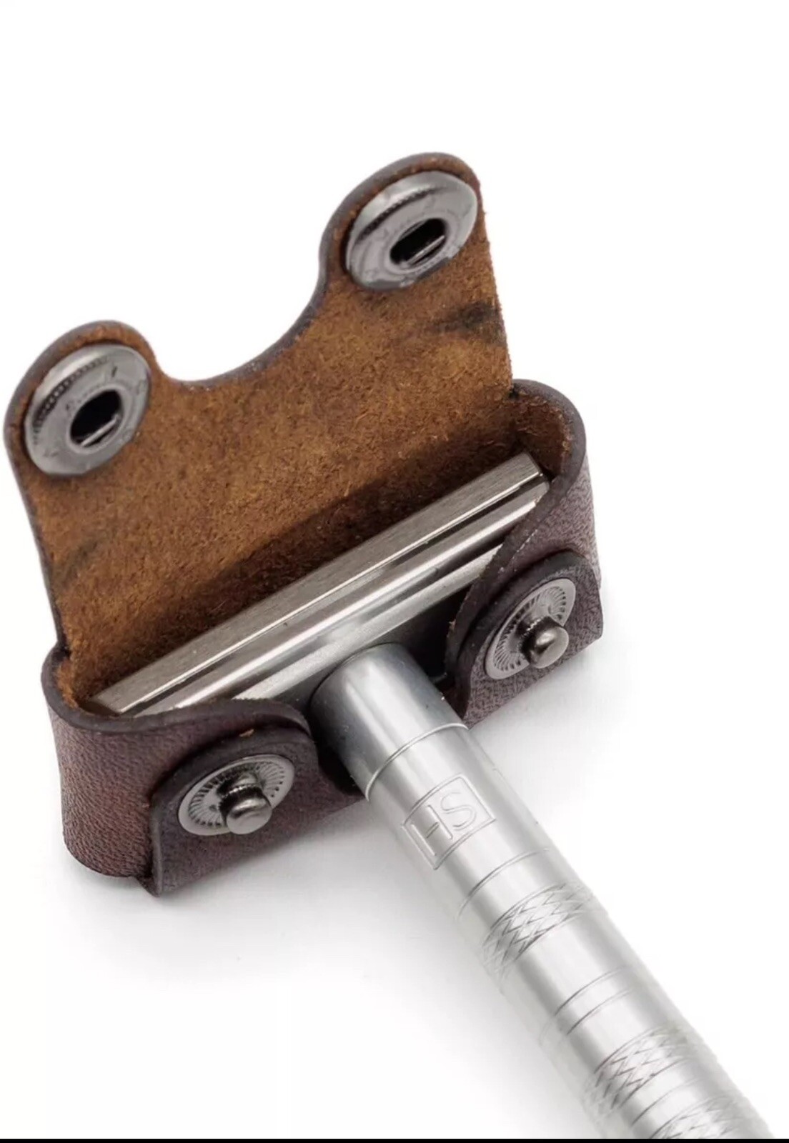 For Henson Canada Safety Razor Leather Travel Head Cover/Sheath for AL13 & Ti22