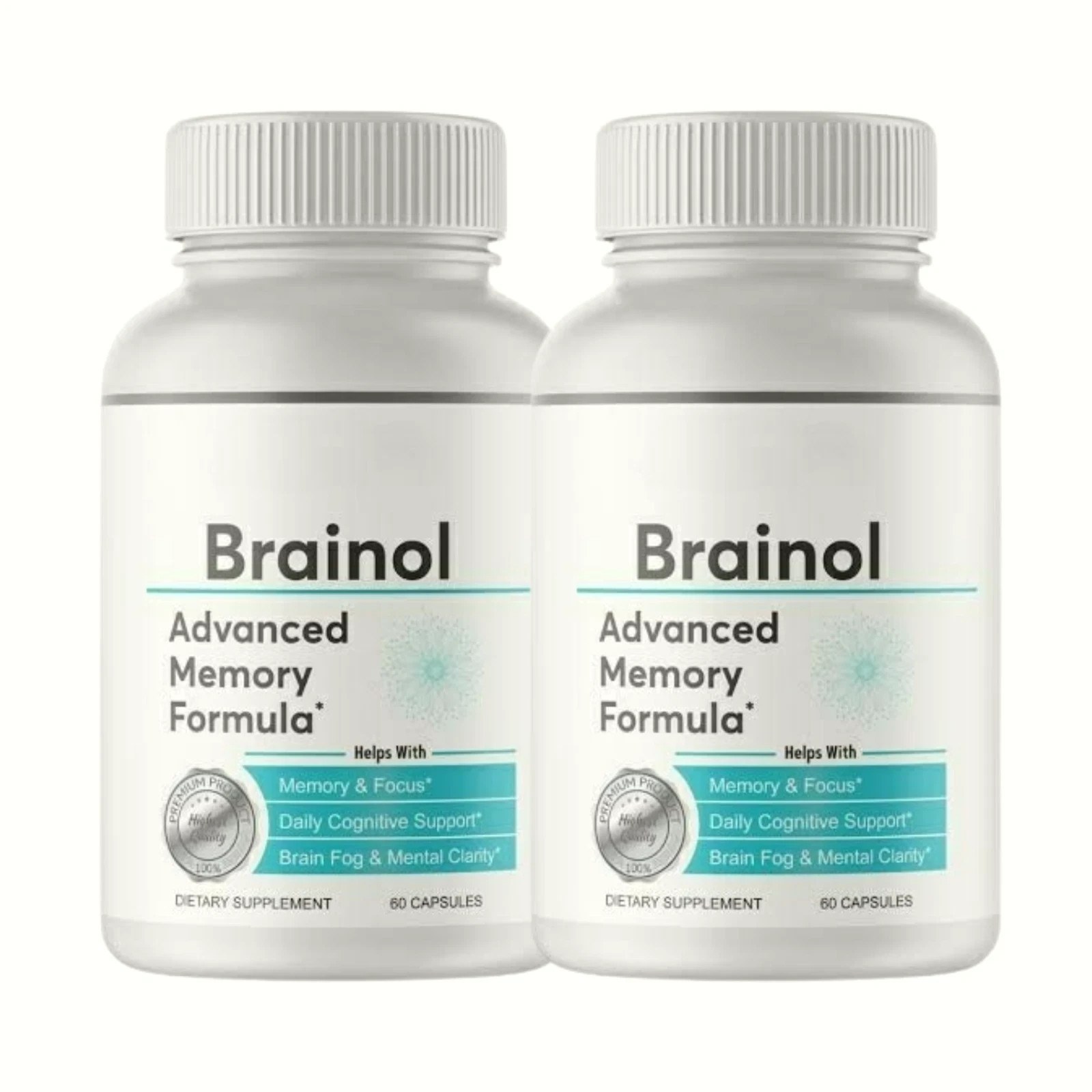 Brainol Advanced Memory Support Capsules 60 Count Pack of 2