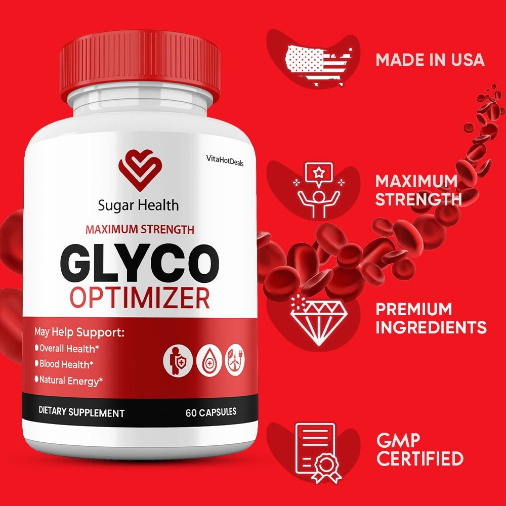 Sugar Health Capsules, Max Strength, SugarHealth Glyco Optimizer (1 Pack)