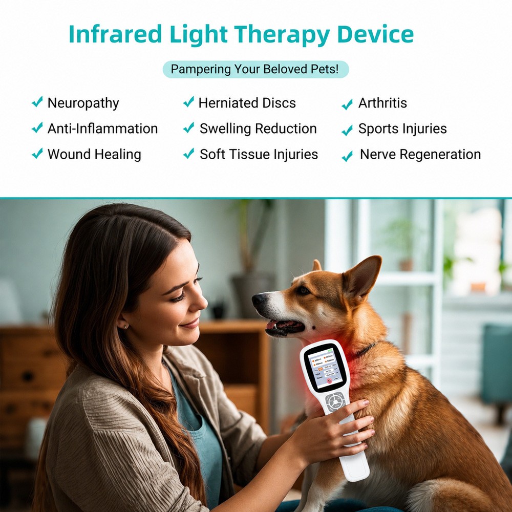 Cold Laser Therapy Infra Red Light LLLT Device for Joint Pain 2500mW Touchscreen