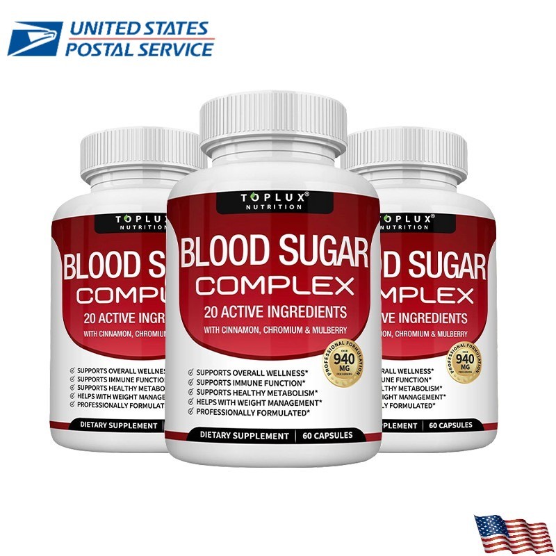 Blood Sugar Complex w/ Cinnamon, Chromium & Mulberry 60 Capsules