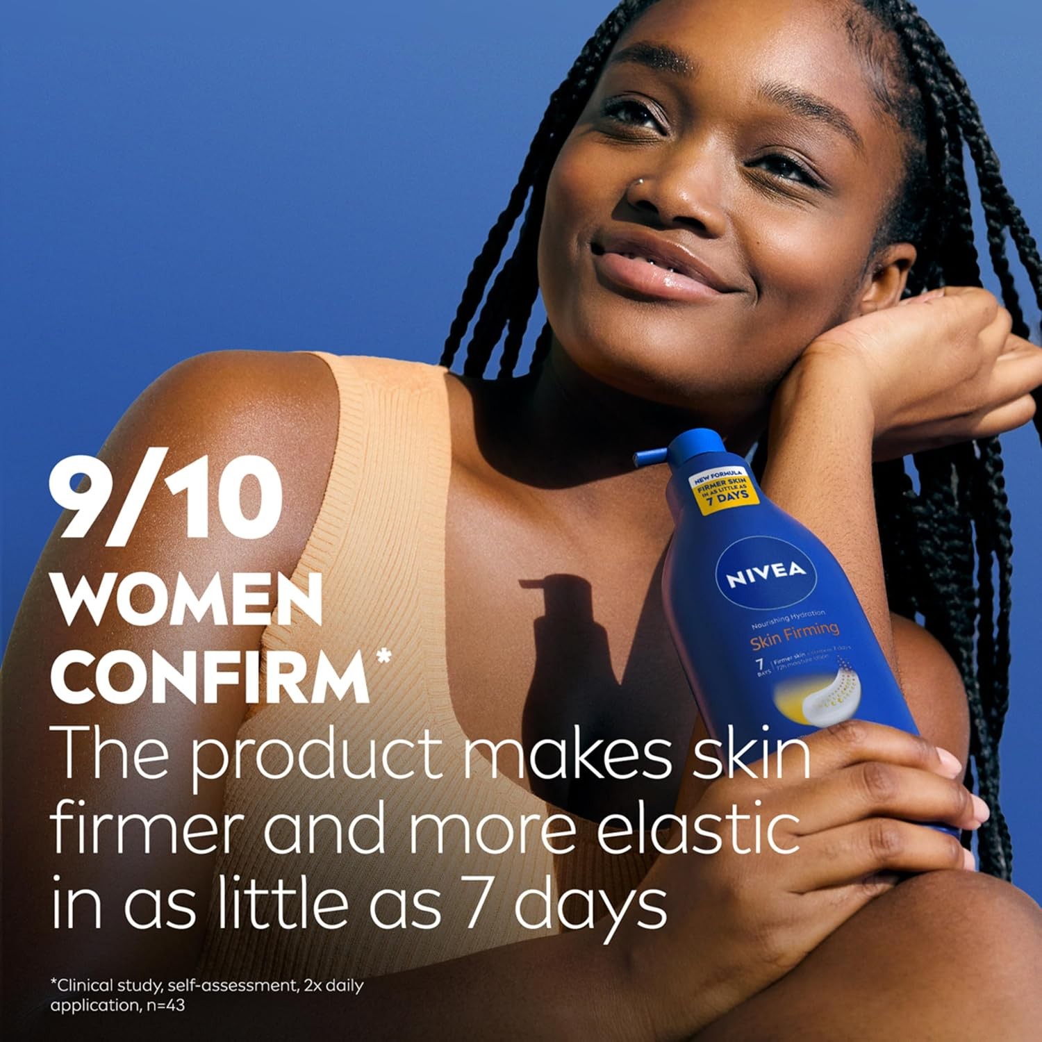 NIVEA Sheer Hydration Firming Body Lotion Q10 + Vitamin C, 16.9 fl oz
