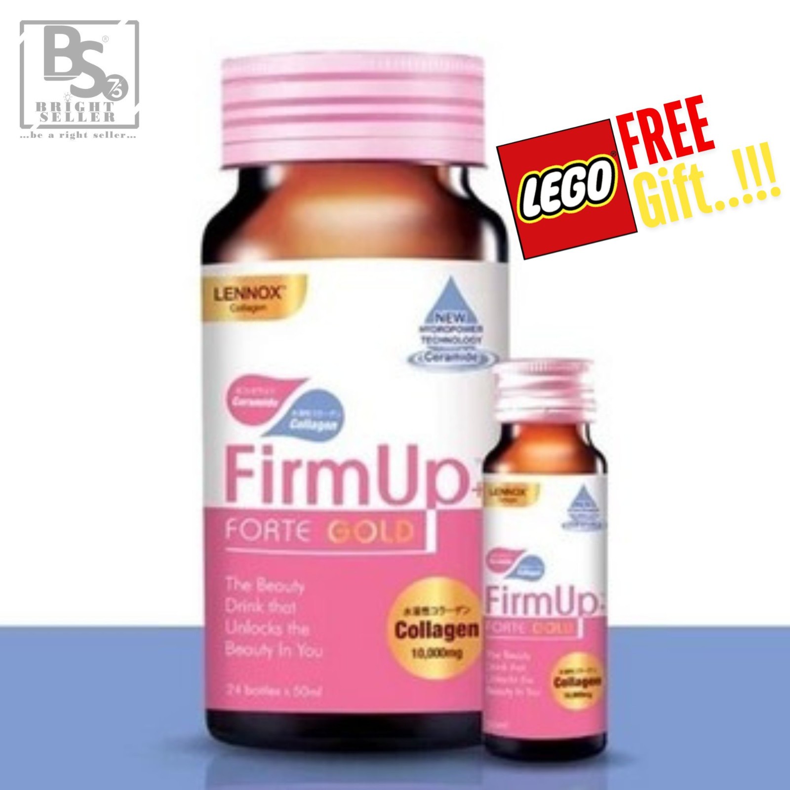 Lennox Firm Up Plus Forte Gold (50ml x 24’s) NEW ORIGINAL -FREE Gift & (DHL Exp)