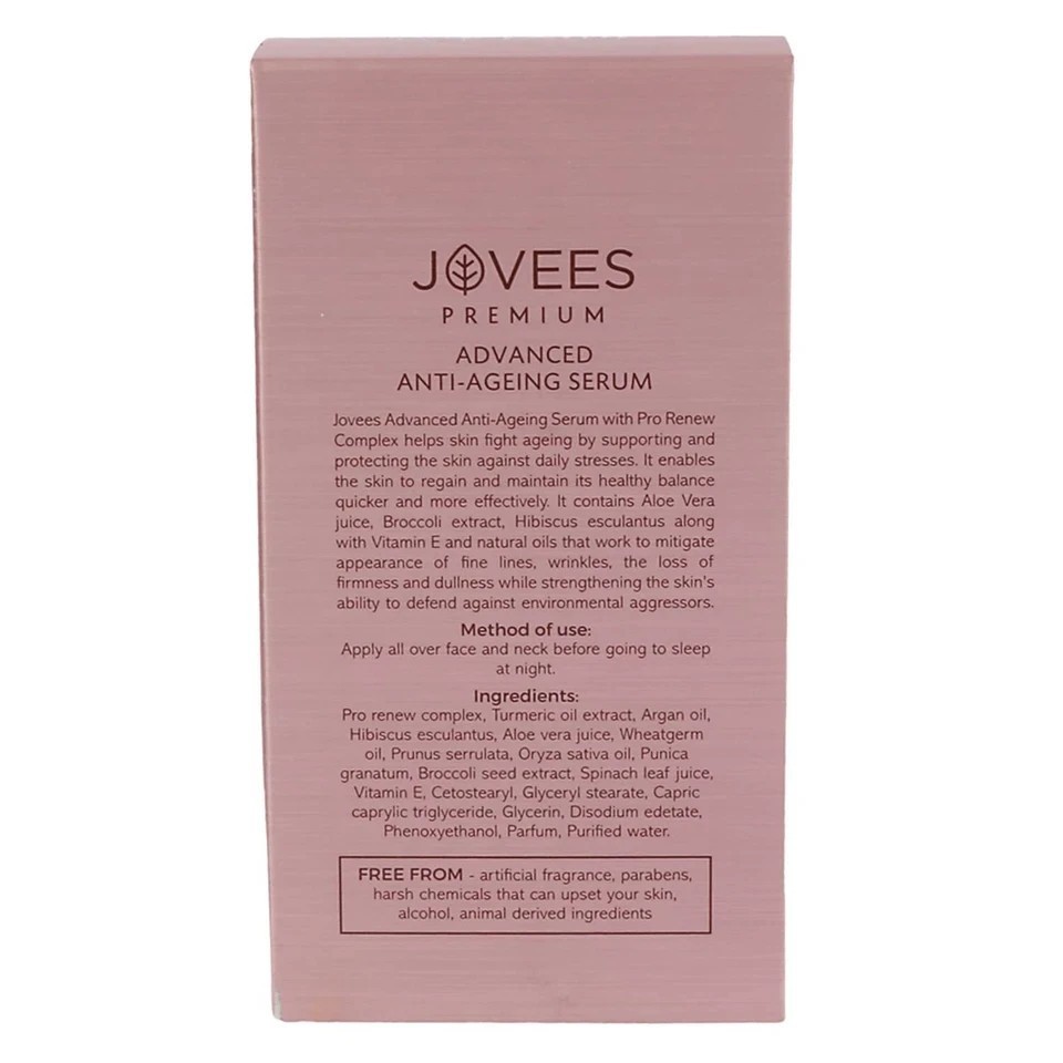 Jovees Premium Advanced Anti Ageing Serum For Dull And Damage Skin 50ml