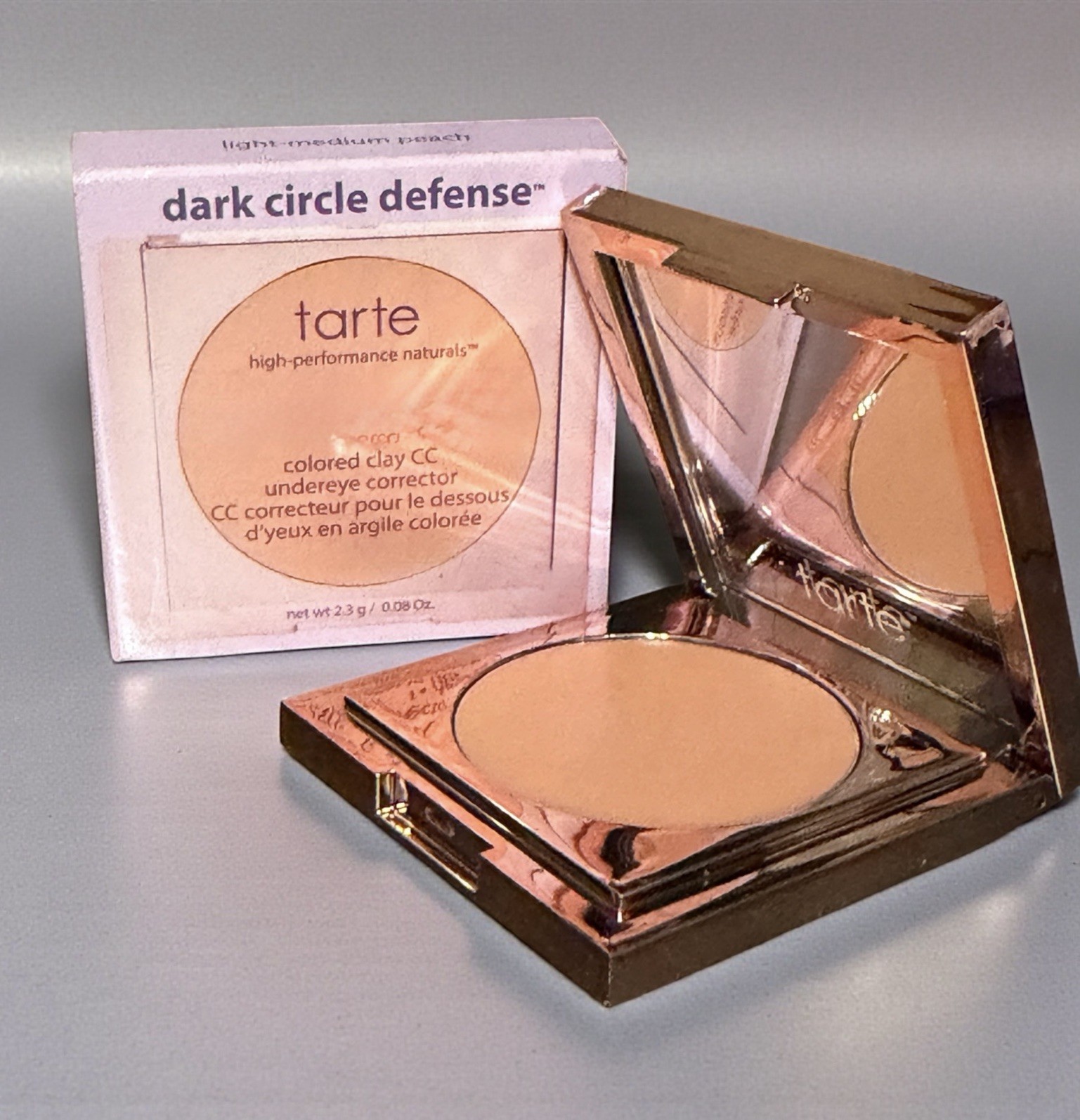 NIB~ Tarte Dark Circle Defender Under Eye Corrector Concealer LIGHT-MEDIUM PEACH