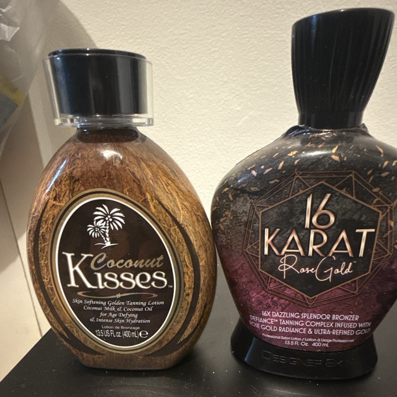 Designer Skin Coconut Kisses + 16 Karat Rose Gold Bronzer Lotion 13.5 oz