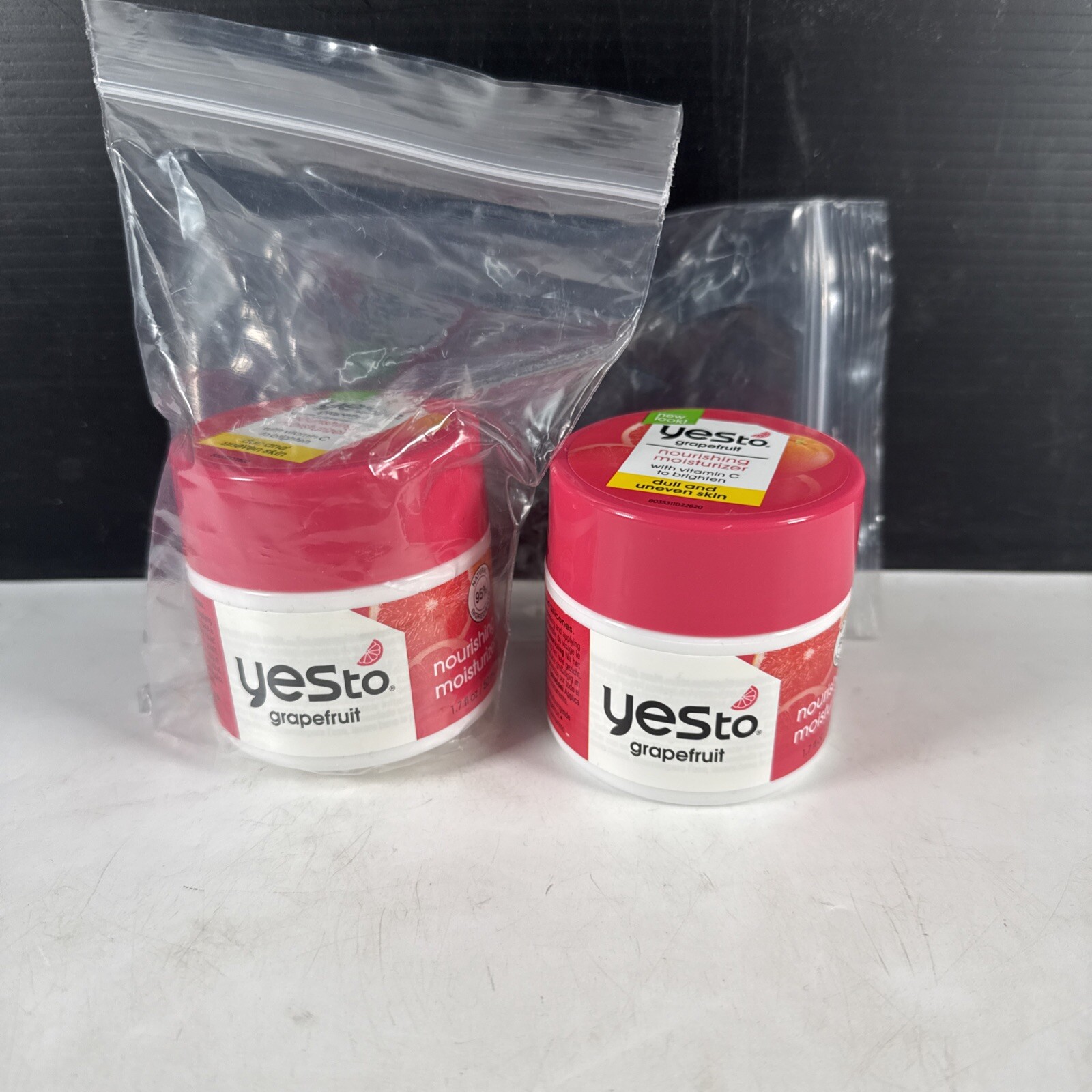 Yes To Grapefruit Daily Balancing Moisturizer 1.7oz / Lot of 2