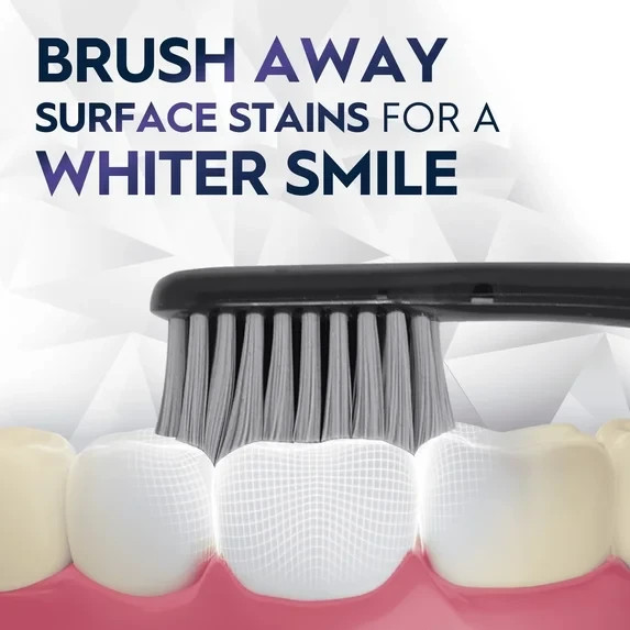 Oral-B Toothbrush Pro Whitening Brilliance, Extra Soft, Black and Coral, 2 Count