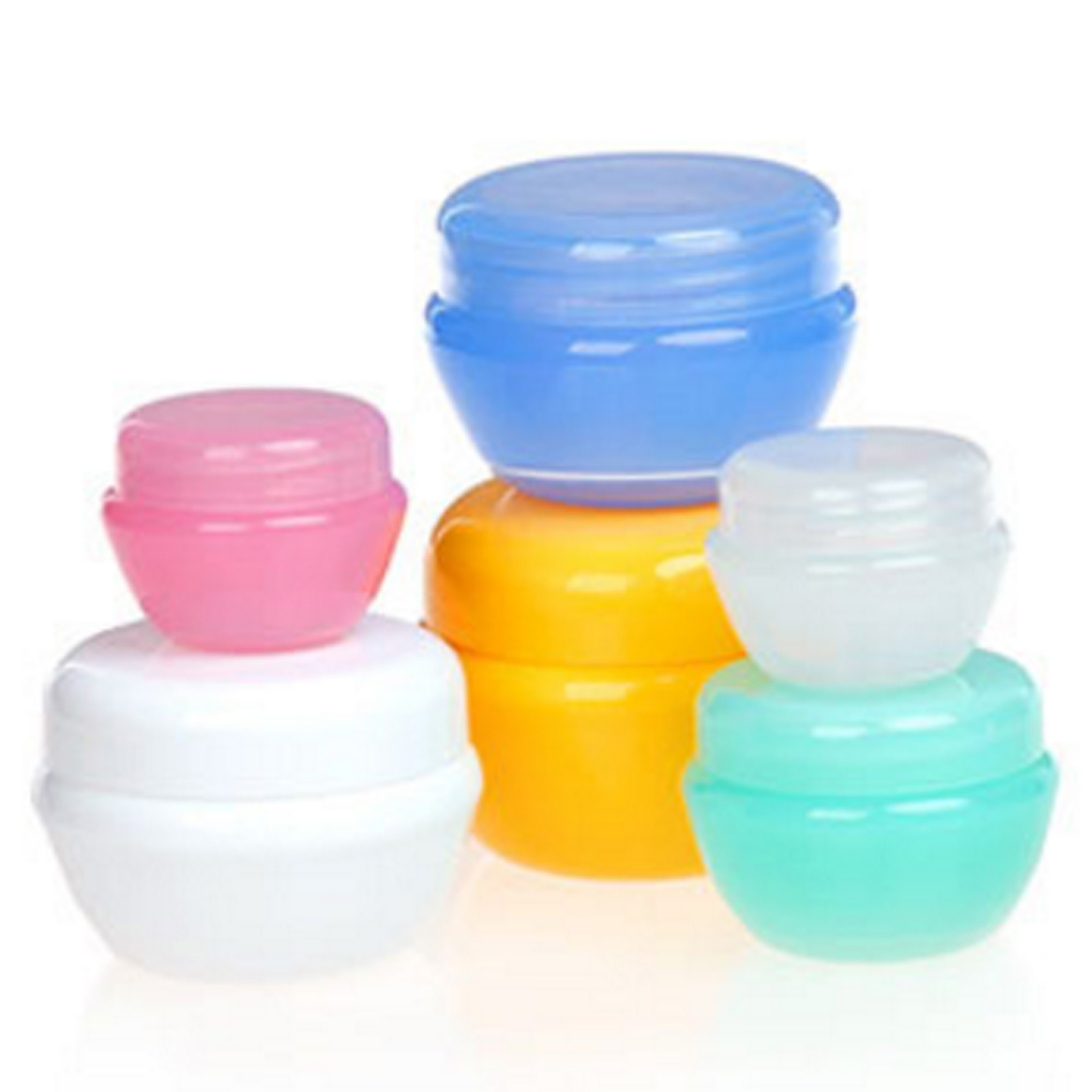 5/10/20/30 gram Secure Leak Proof Plastic Jar Containers for Beauty Products