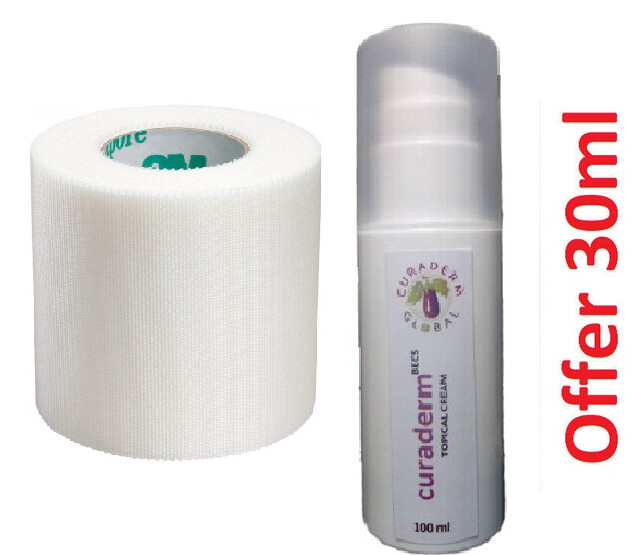 Curaderm Bec5 30 Cream + Free Micropore Tape + Free Shipping