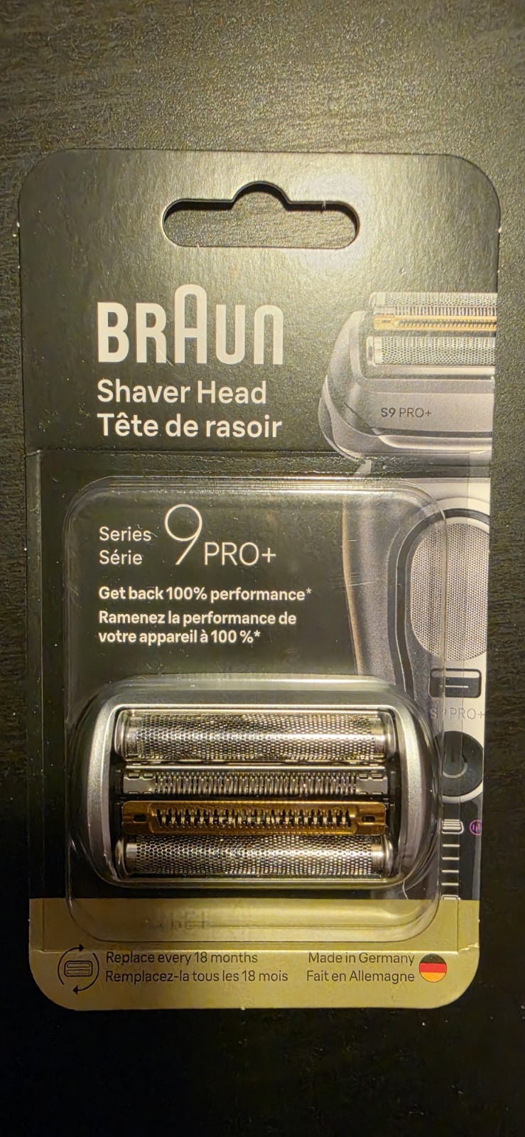 BRAUN Genuine Series 9 Pro+ Shaver Replacement Head Fits 9, 9pro, 9pro+, New Gen