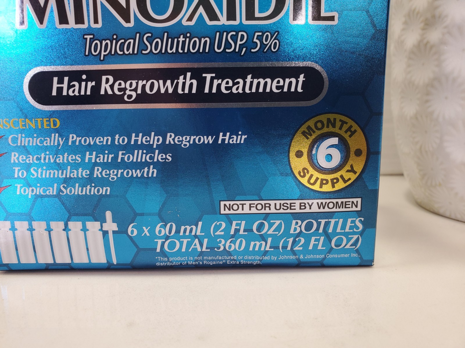 KIRKLAND Minoxidil 5% Solution 6 Months Men’s Hair Regrowth Extra Strength 🔵NEW