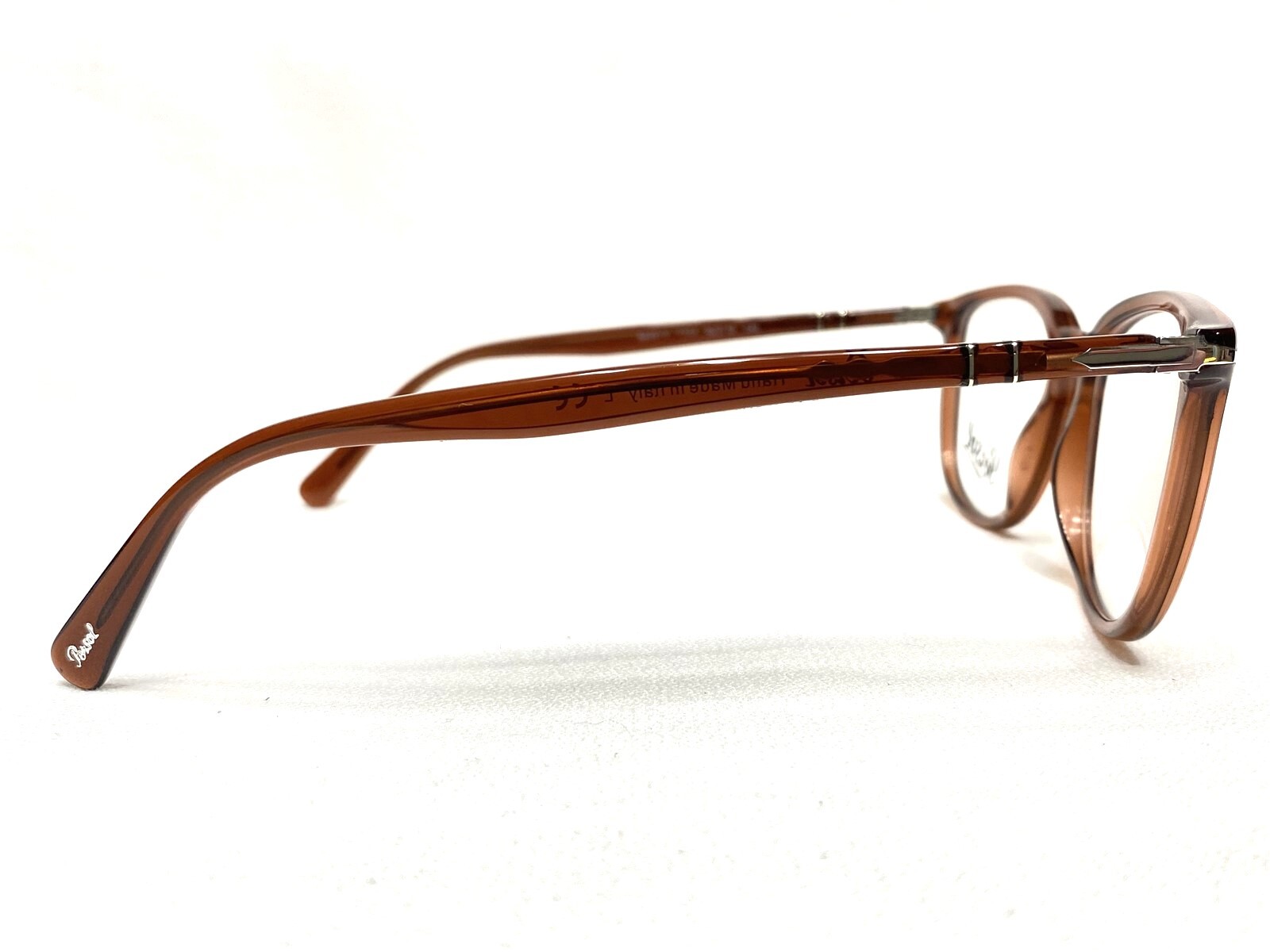 NEW Persol PO3240V 1104 Unisex Bordeaux Smoke Square Eyeglasses Frames 52/19~145