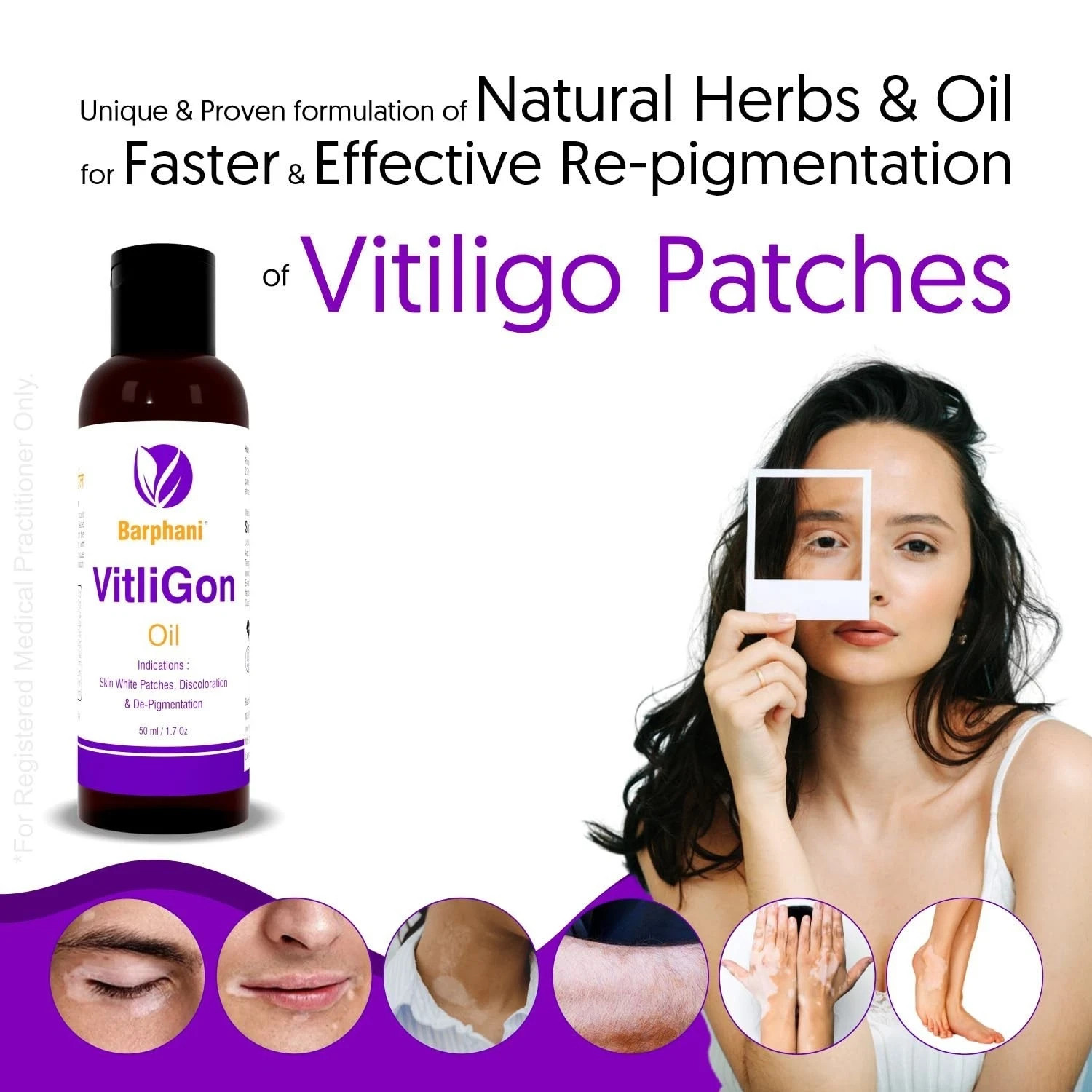 Barphani VitliGon Herbal Cream, Tablet, Oil Combo – Ayurvedic Skin Care Support