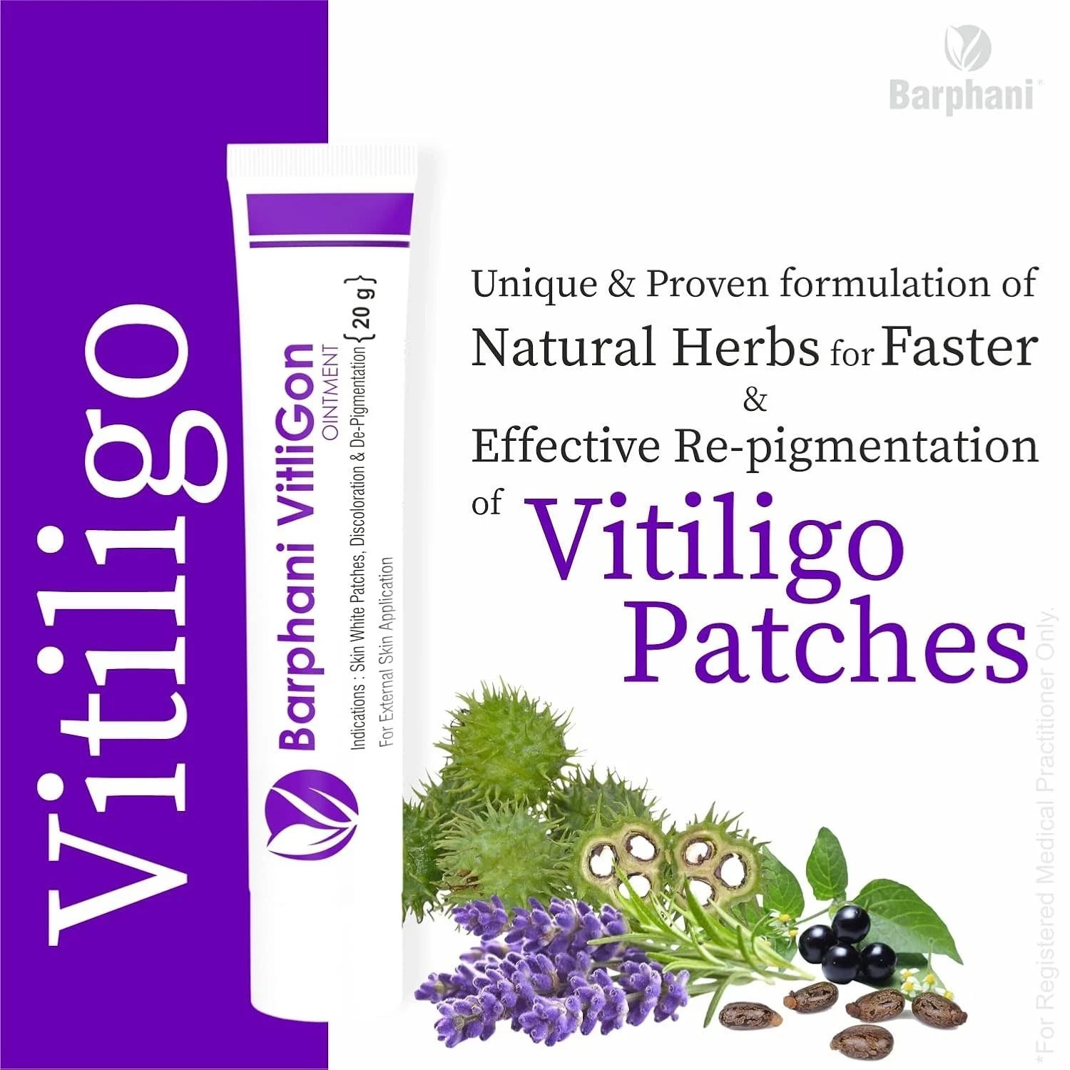 Barphani VitliGon Herbal Cream, Tablet, Oil Combo – Ayurvedic Skin Care Support