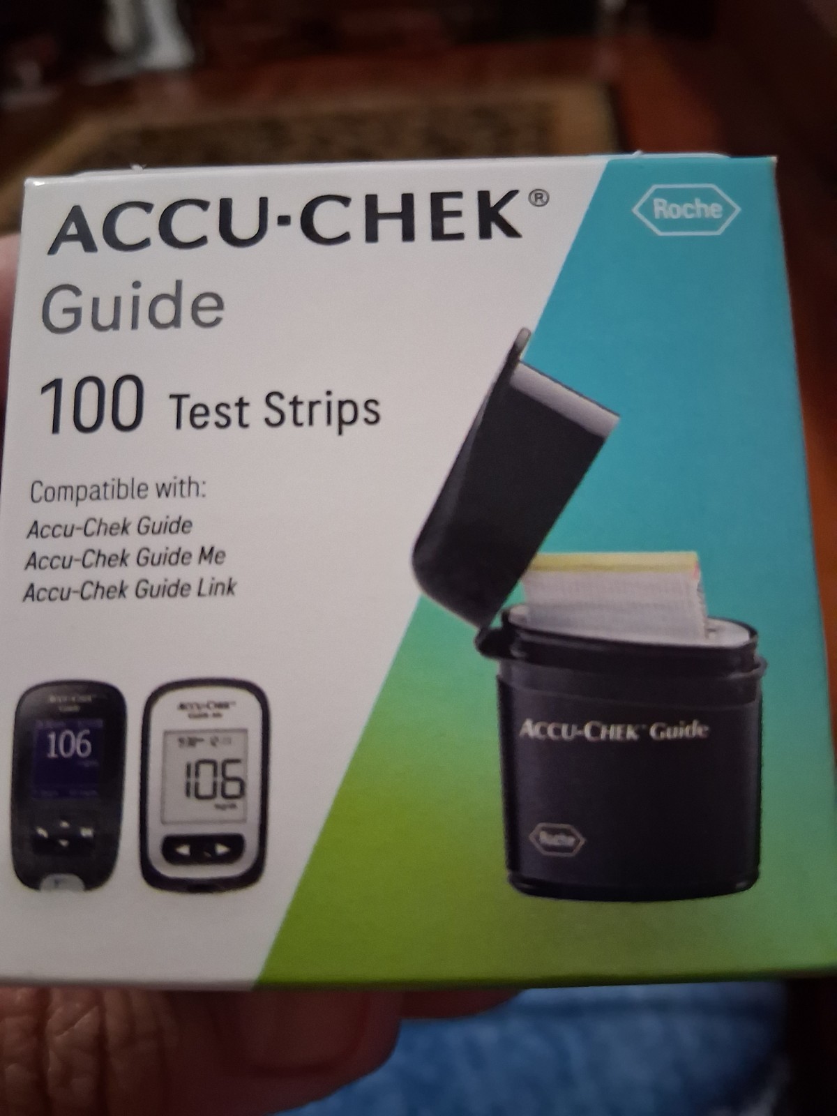 Accu-Chek Guide test strips 100ct, expire April 2027