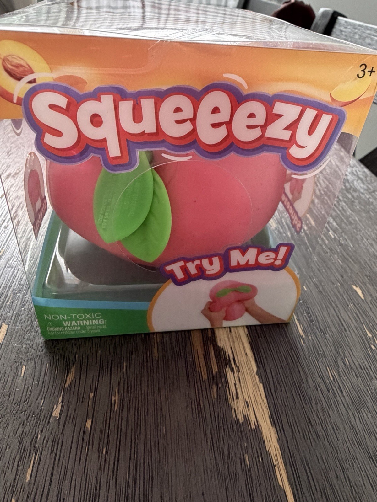 Viral Jumbo Peach Squishy Squeeezy Peach Rare Squishy Toy New Sealed Ships Fast