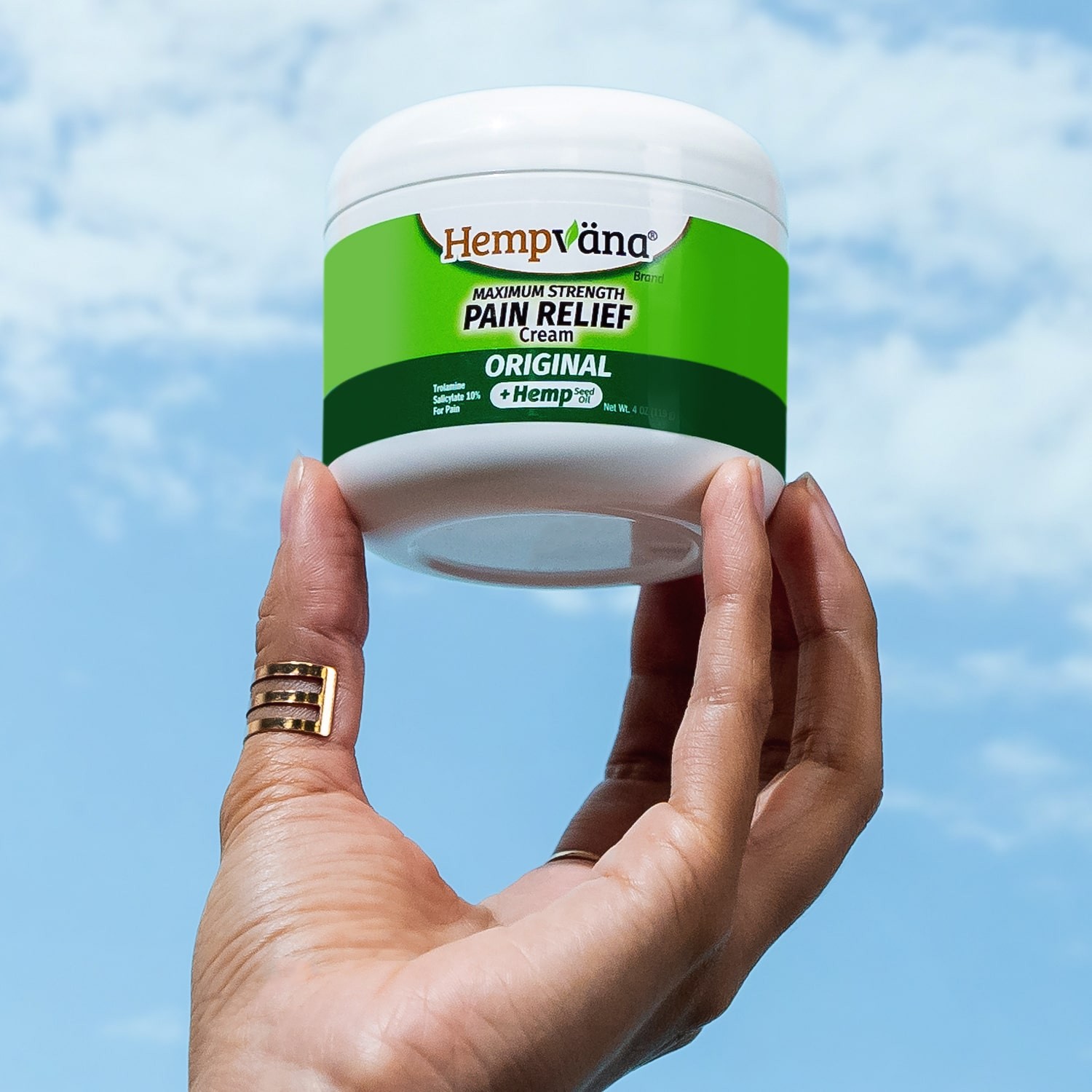 Hempvana Original Pain Cream, Maximum Strength