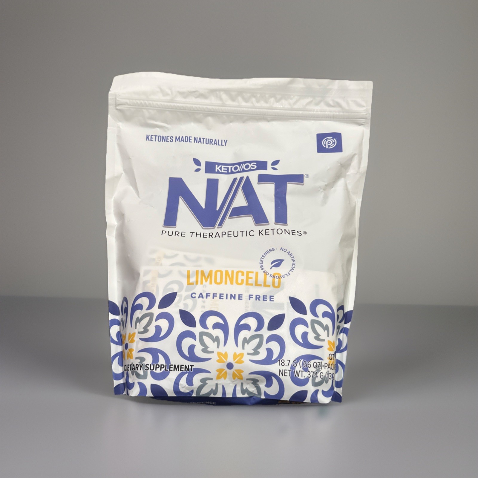 PRUVIT ketone drink Keto Nat LIMONCELLO Caffeine Free/Free Shipping
