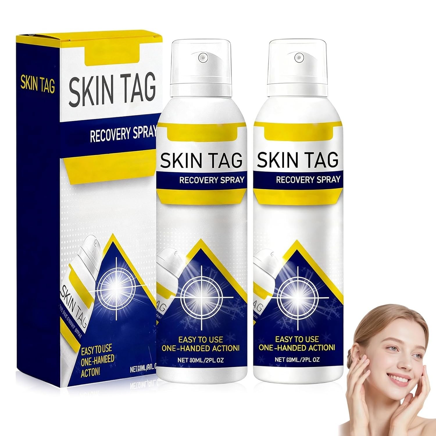 2Pcs ChillErase Bump Renewal Spray,Soothing And Cooling Formula,Reduces Skin …