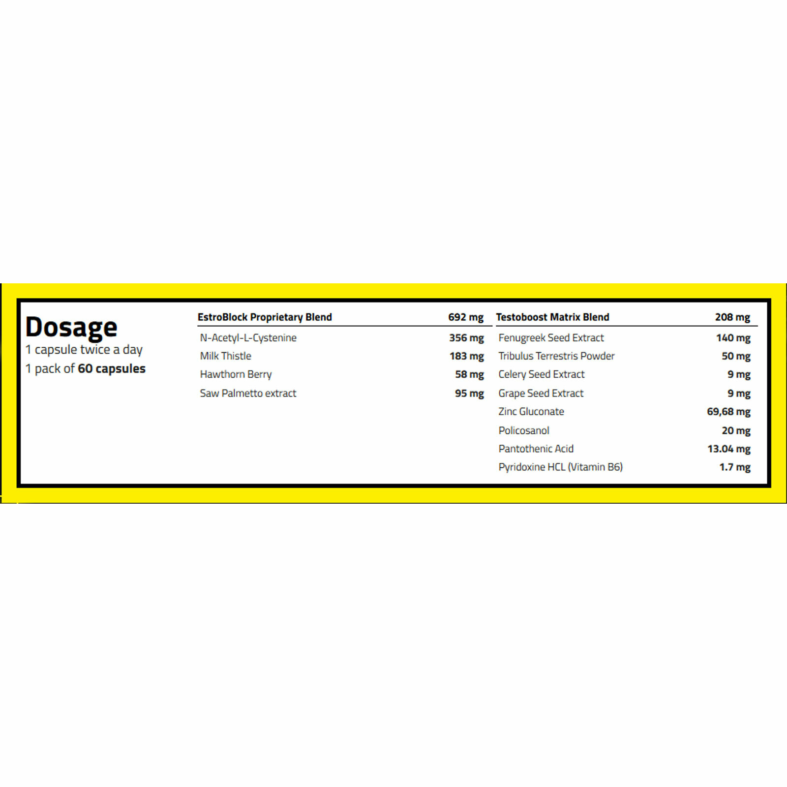 CERBERUS – PREMIUM Testosterone Booster & Estrogen Blocker – Muscle Mass Builder