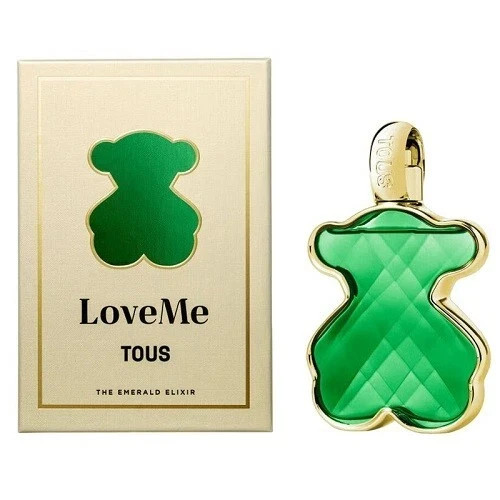 LOVE ME THE EMERALD ELIXIR PARFUM-TOUS-WOMEN-SPRAY-3.0 OZ-90 ML-AUTHENTIC-SPAIN