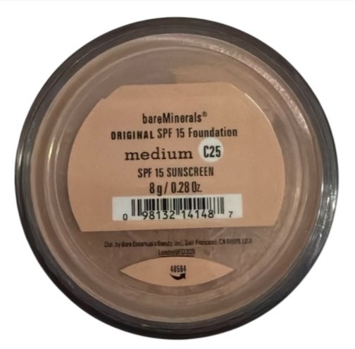 bareMinerals Original Foundation SPF15 Face Powder 8g choose your Shade Fair Tan