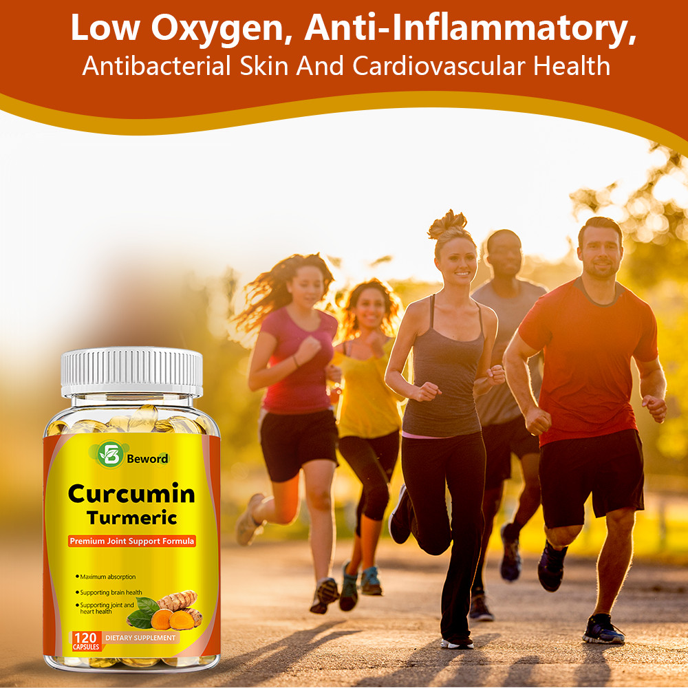 Turmeric Curcumin Highest Potency 95% 1950mg with BioPerine Black Pepper Extract