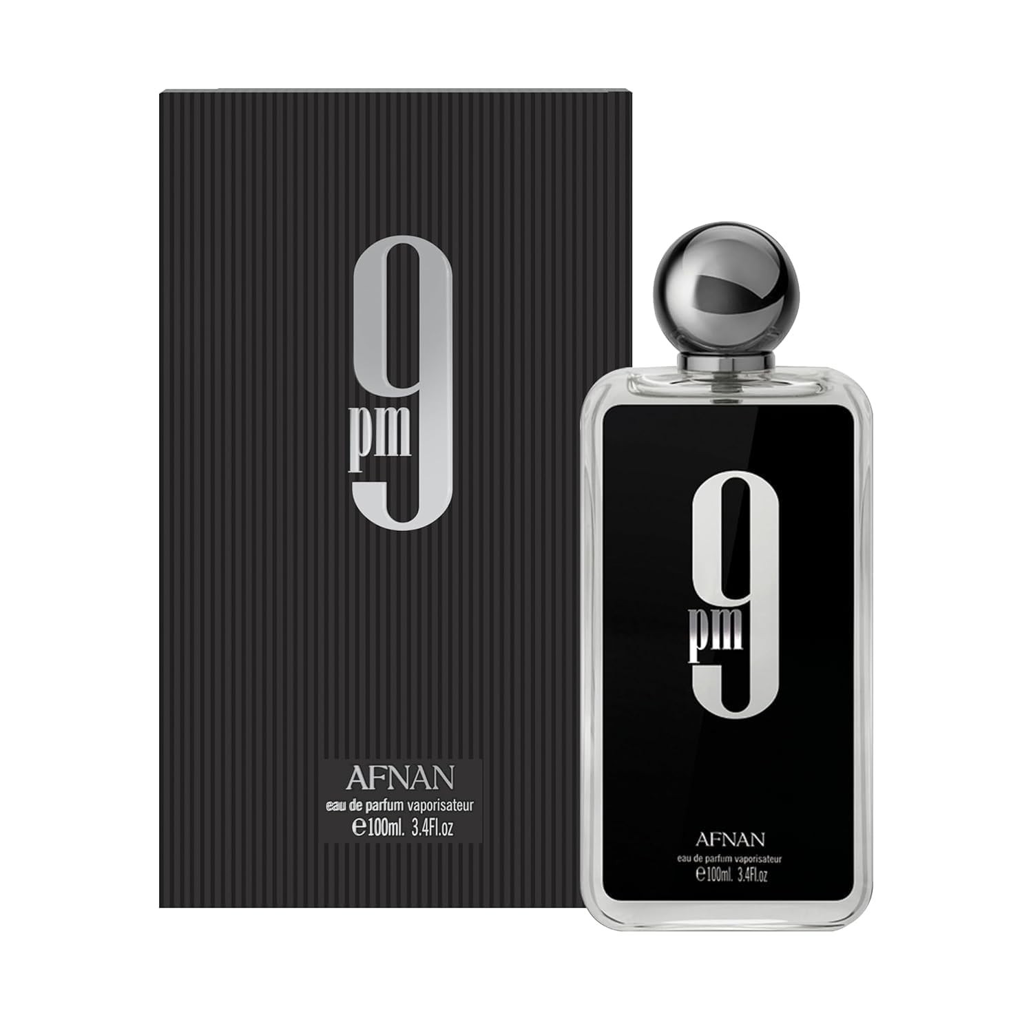 NEW! SEALED! AFNAN 9 pm by Afnan 3.4 oz EDP Cologne for Men