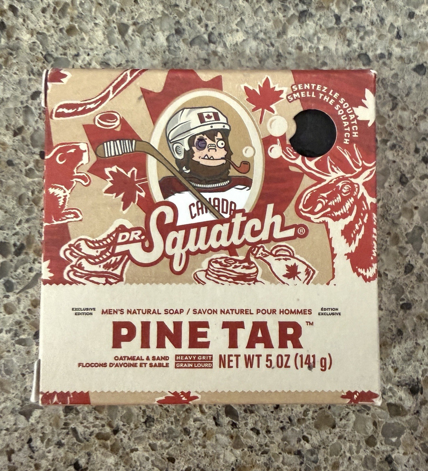 Dr. Squatch Limited Edition Canada Exclusive Pine Tar Soap