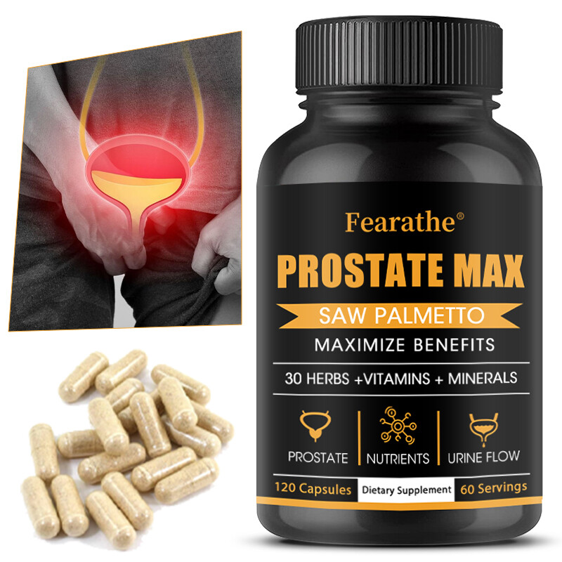Prostate Support – Saw Palmetto – Reduce Frequent Urination, Stamina supplement