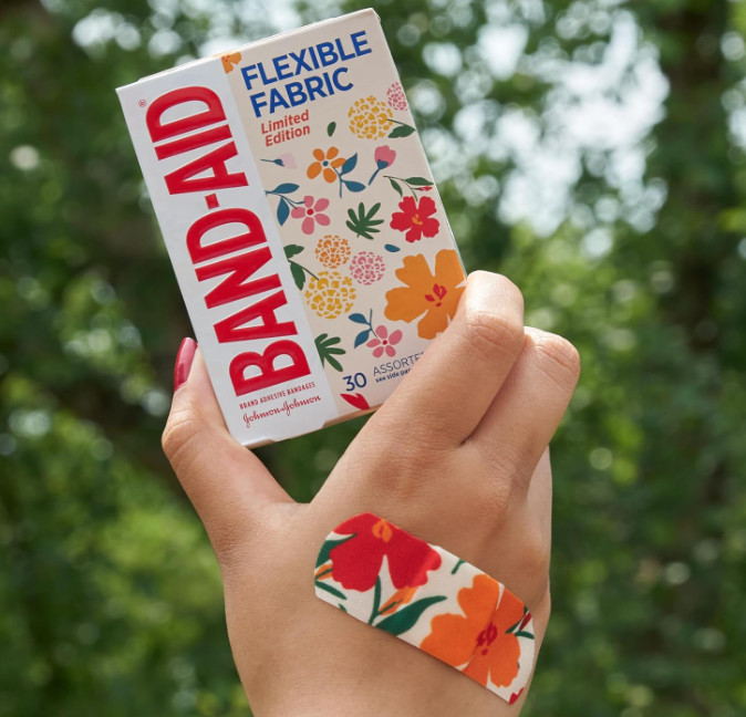 Band-Aid Brand Flexible Fabric Adhesive Bandages, Comfortable Flexible Protectio