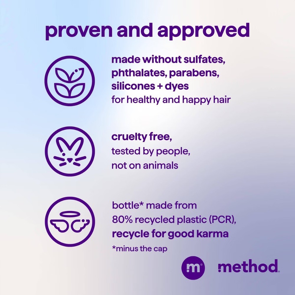 Method Simply Nourish Shampoo 3.4oz, Travel Sulfate-Free