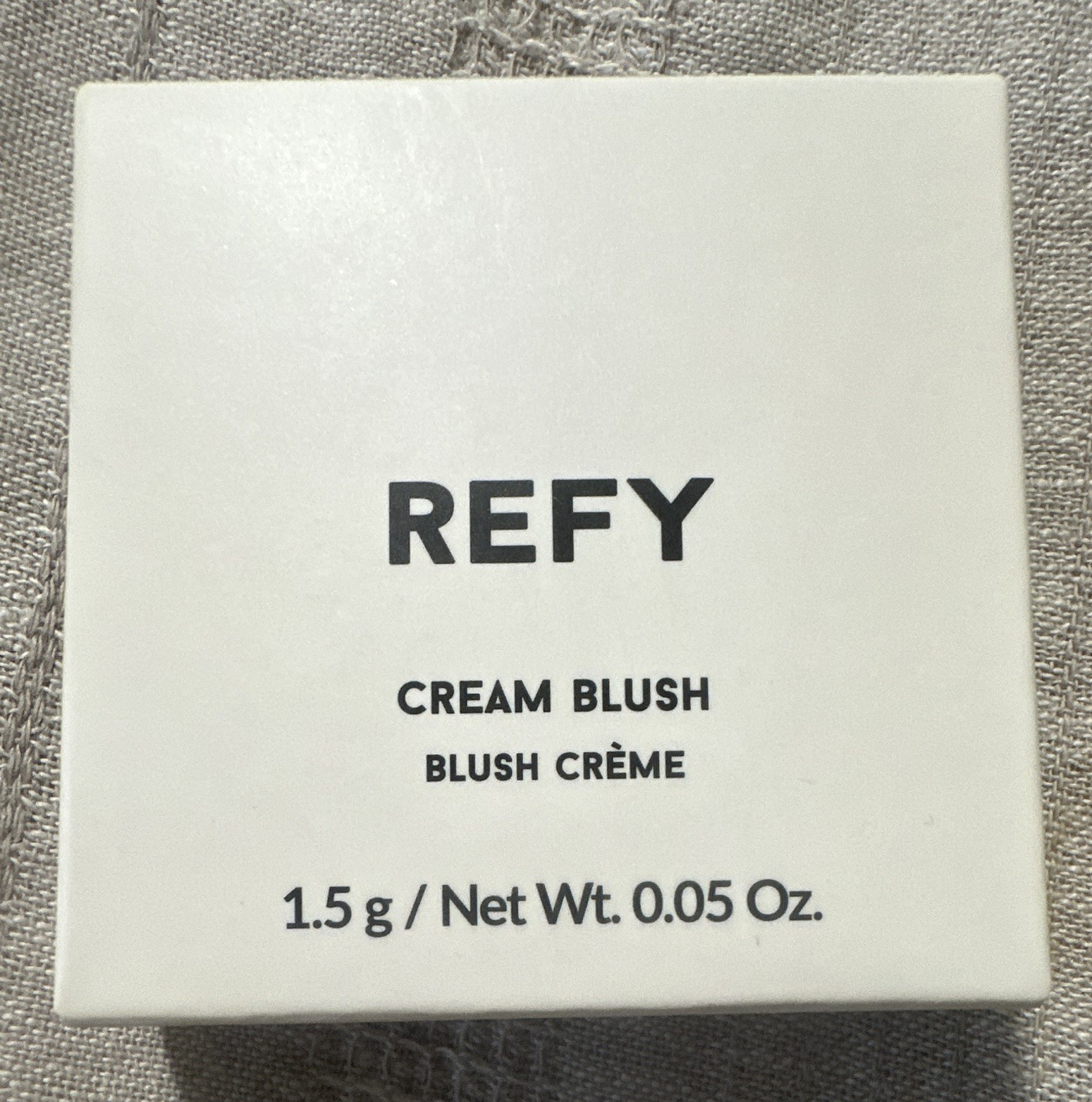 REFY Cream Blush Single – Malaya Shade, Color Effect, 0.05 oz / 1.5 g
