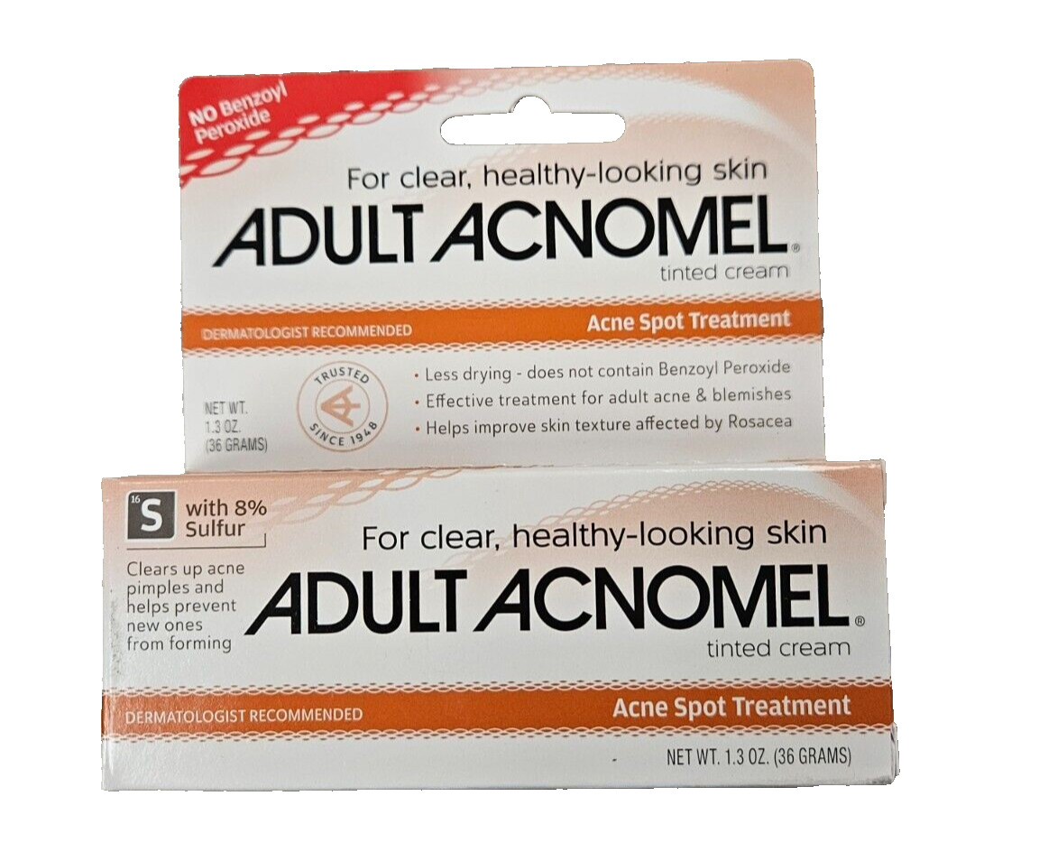 Acnomel Adult Acne Cream 1.3oz PHARMACY FRESH! ~
