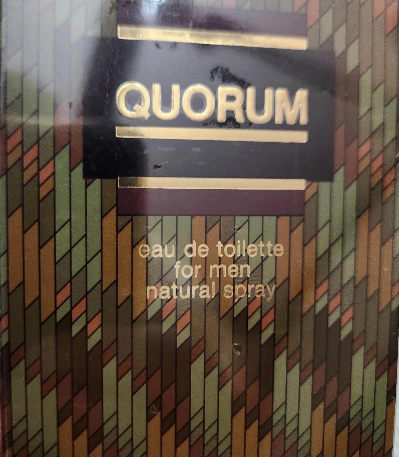 QUORUM ANTONIO PUIG 3.4oz 100ml EDT Original Formula 1980 Spain Rare Sealed 100%