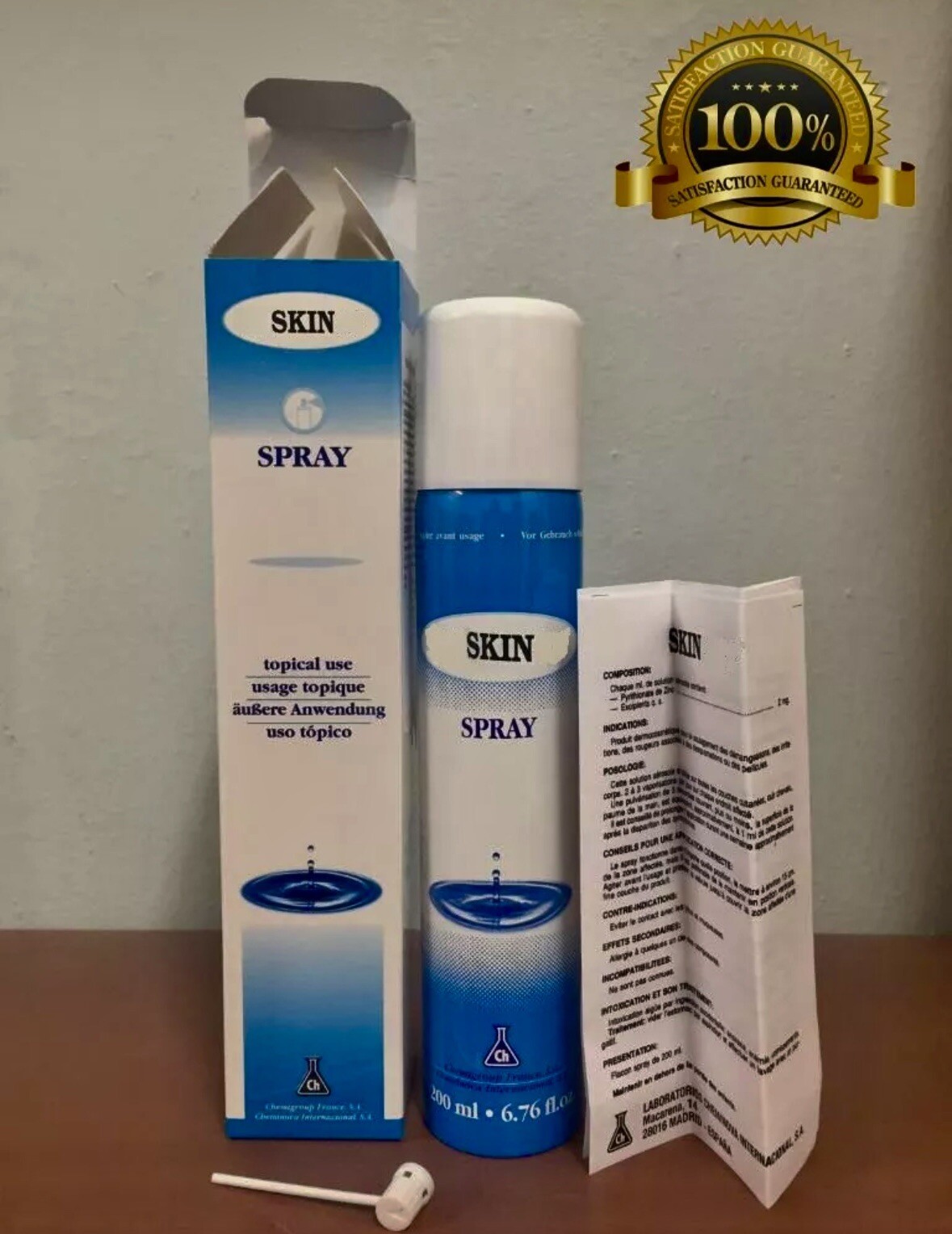 Skin Spray 200ml Psoriasis Eczema Seborrhea bluecap Exp 2028