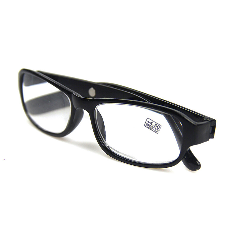 Reading Glasses +4.5 +5.0 +5.5 +6.0 Optical Lens Black/Red Plastic Frame Reader